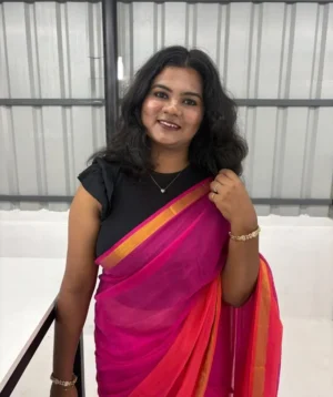 Double Colour Mulmul Cotton Saree.